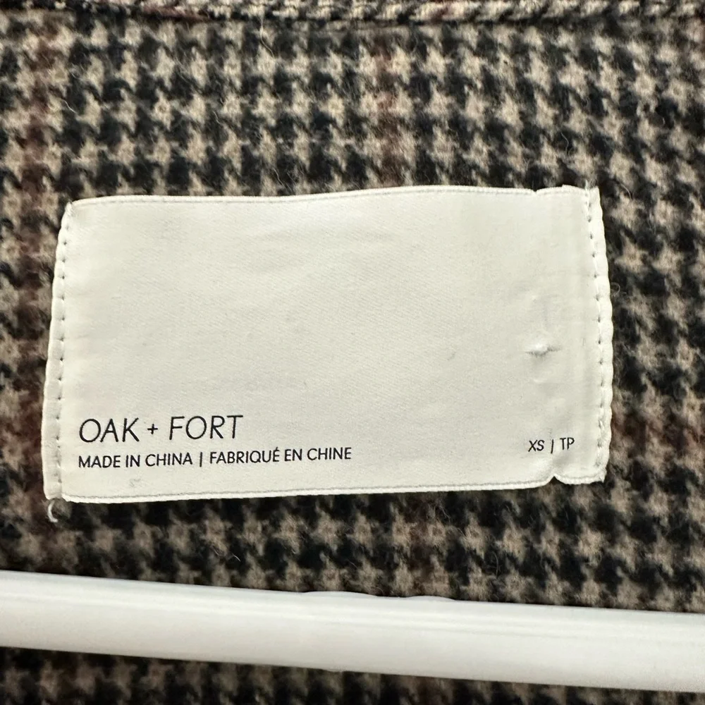 OAK + FORT Plaid Jacket - Picture 4 of 7